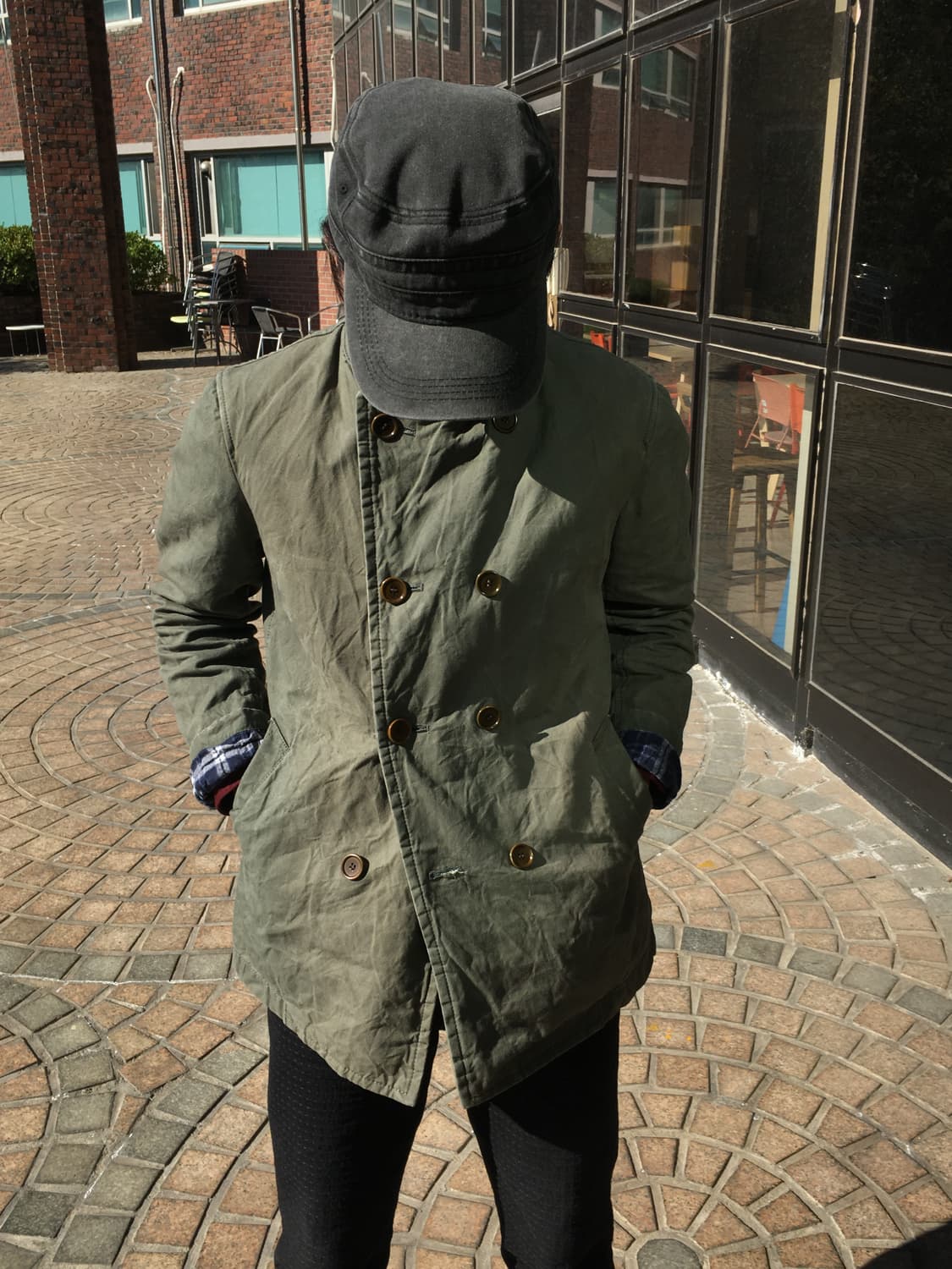 꼼데가르송 옴므 피코트 상품이미지5