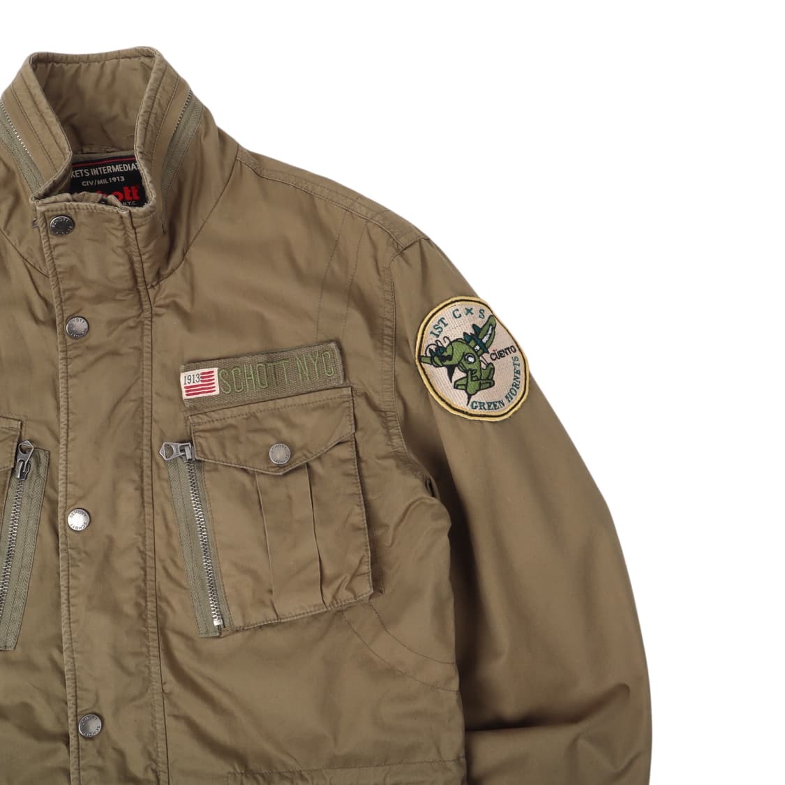 쇼트 쿠엔토 카키 타입 필드자켓 상품이미지3