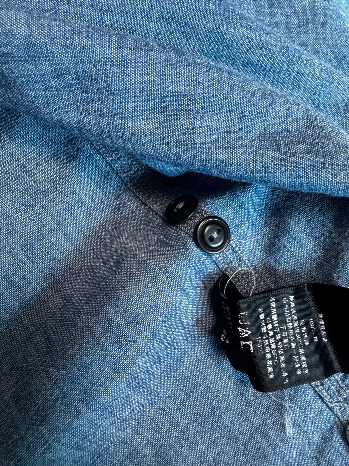 더블알엘 샴브레이 워크셔츠 M 상품이미지4