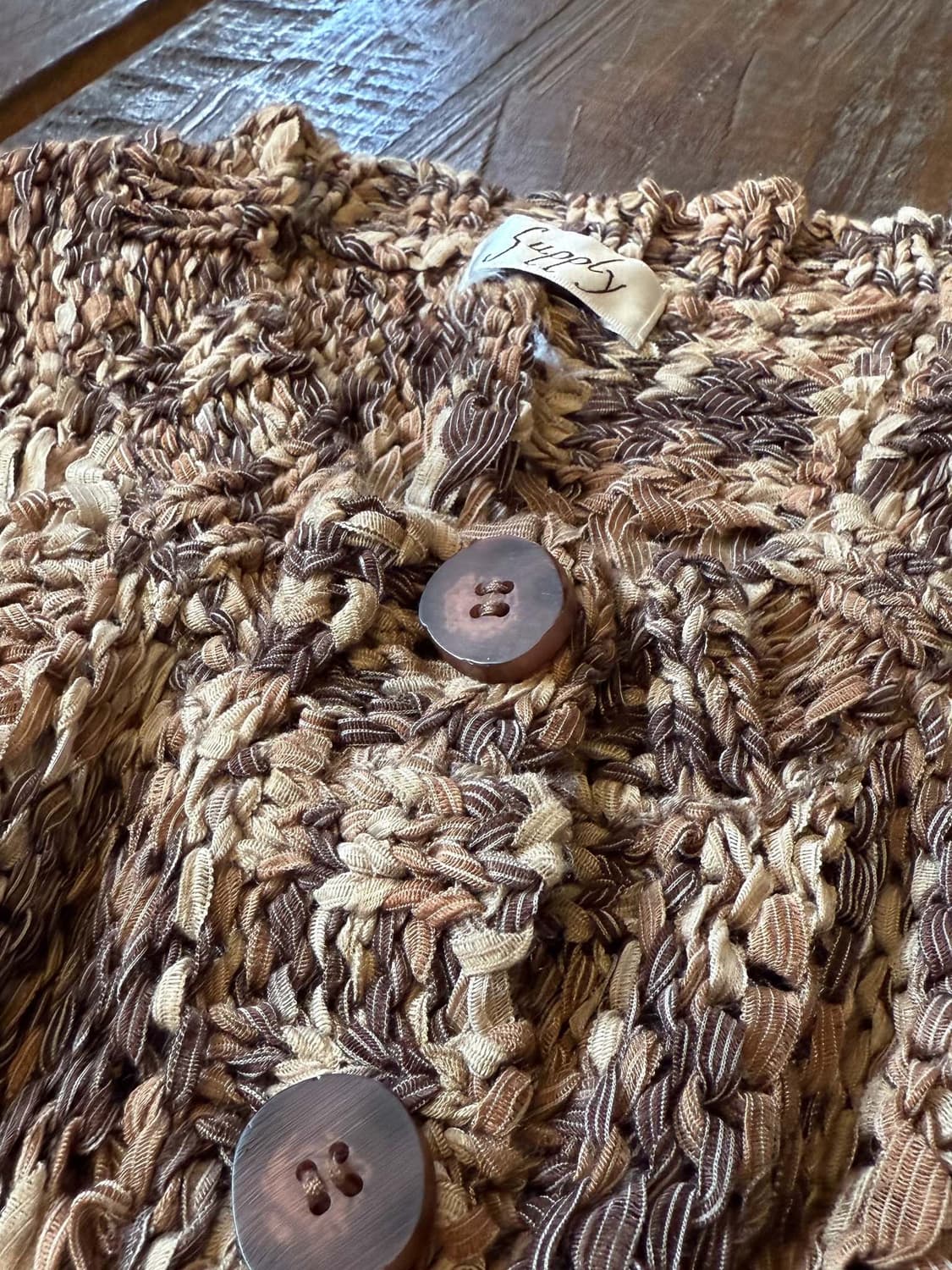Wood Button Net Sleeveless 0007 상품이미지7