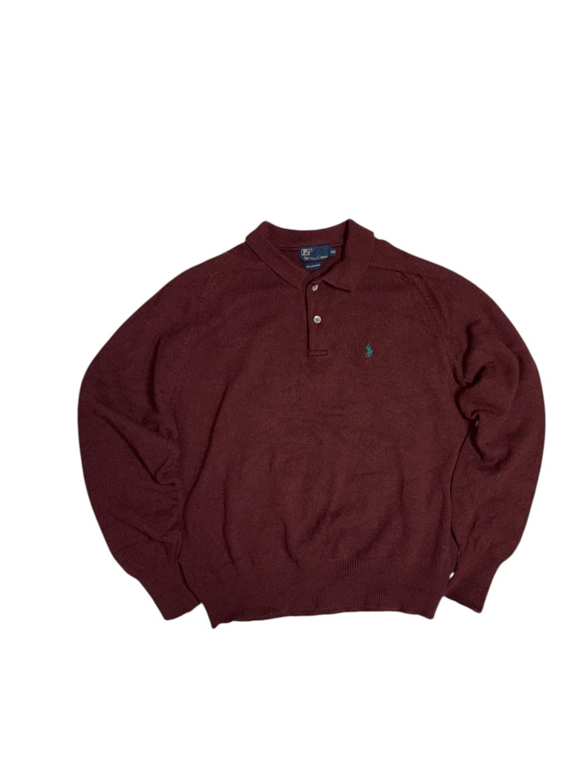 폴로 랄프로렌 빈티지 버건디 니트 상품이미지1