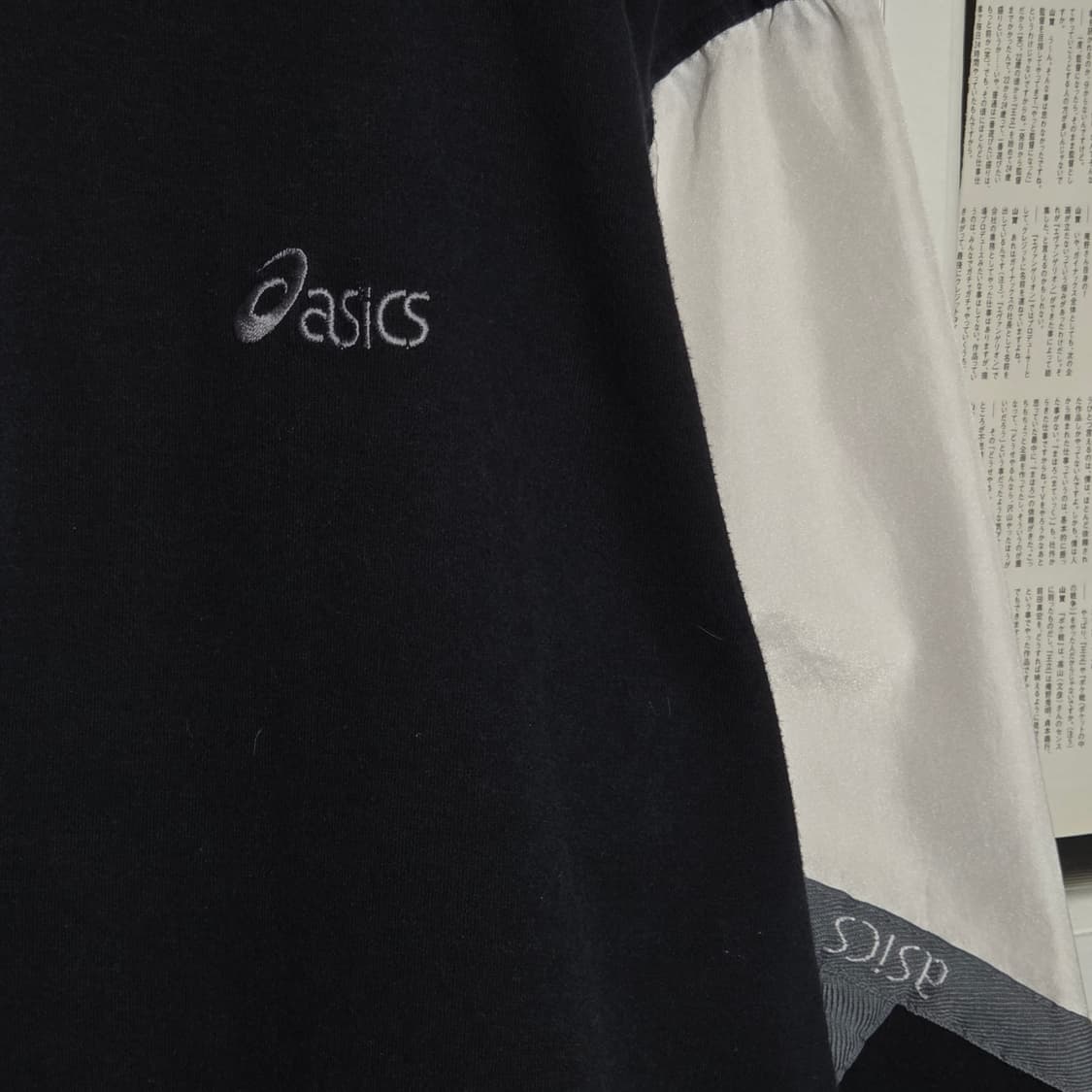 아식스 코튼 배색 집업 자켓 상품이미지3