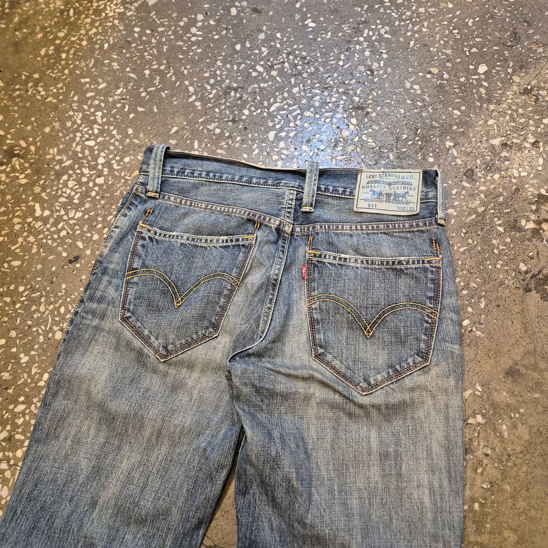 31~32인치 리바이스 511 워싱청바지  상품이미지7