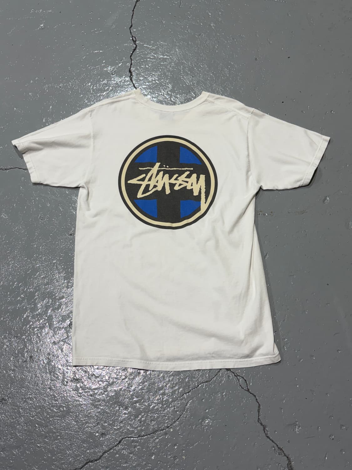 20ss 스투시(Stussy) 크로스 닷 피그먼트 다이 티셔츠 상품이미지4