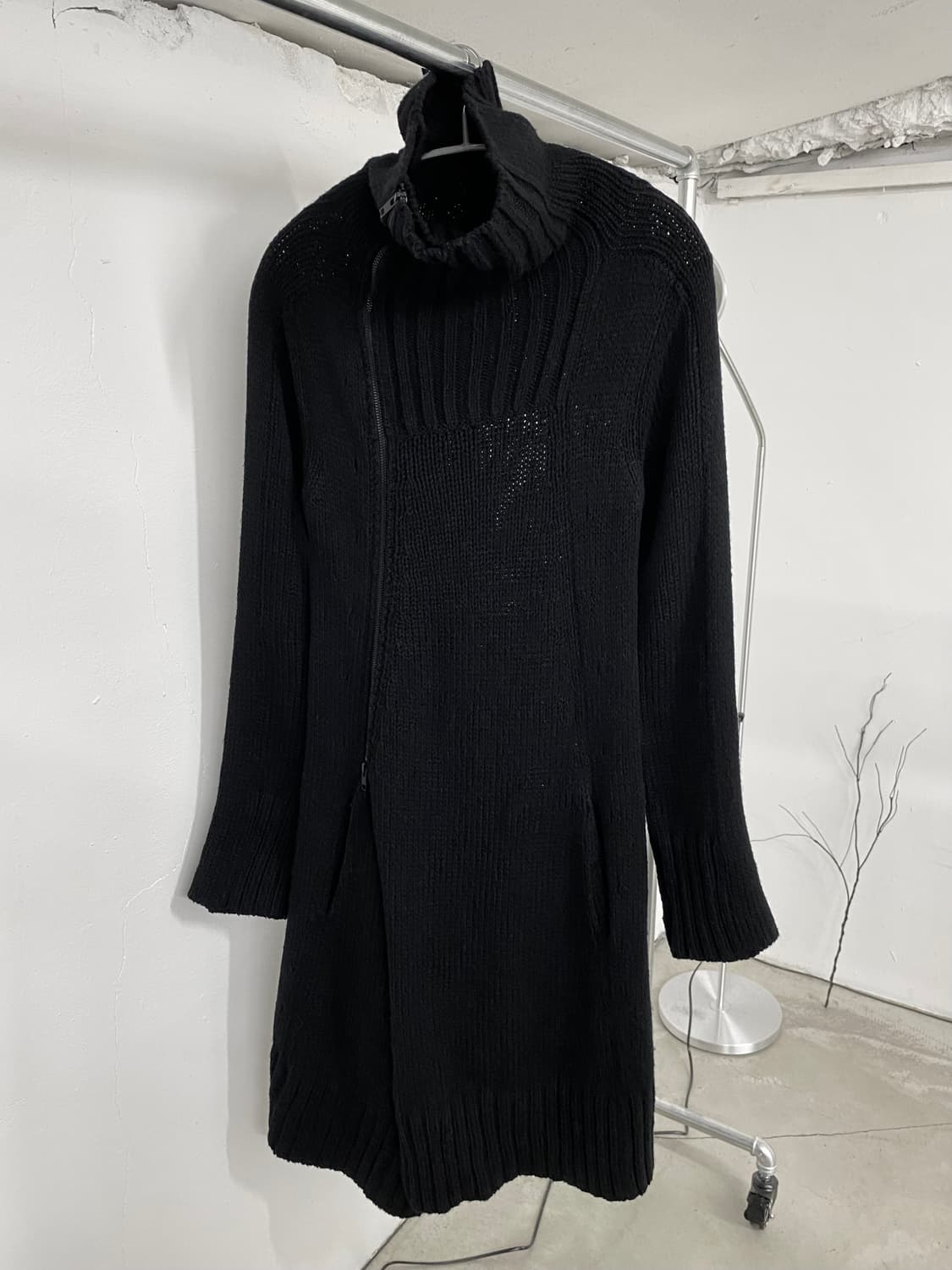 마사히코 마루야마 비대칭 롱 코트 상품이미지4