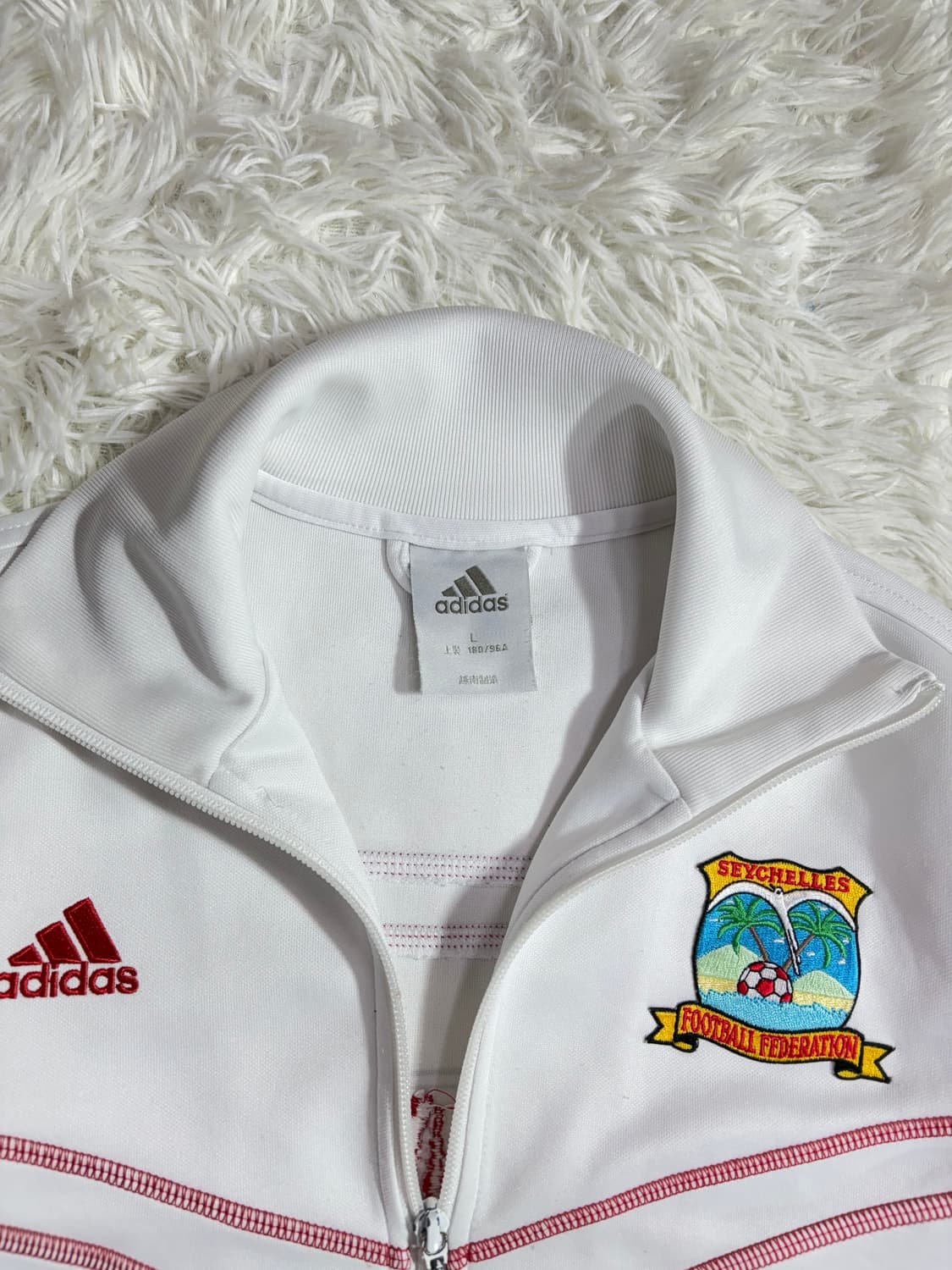 아디다스 세이셸 풋볼 화이트 트랙탑  상품이미지10