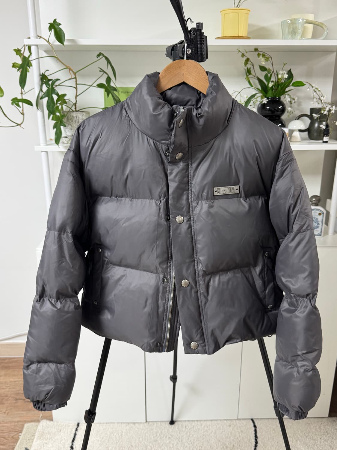 카키포인트 패딩 상품이미지1