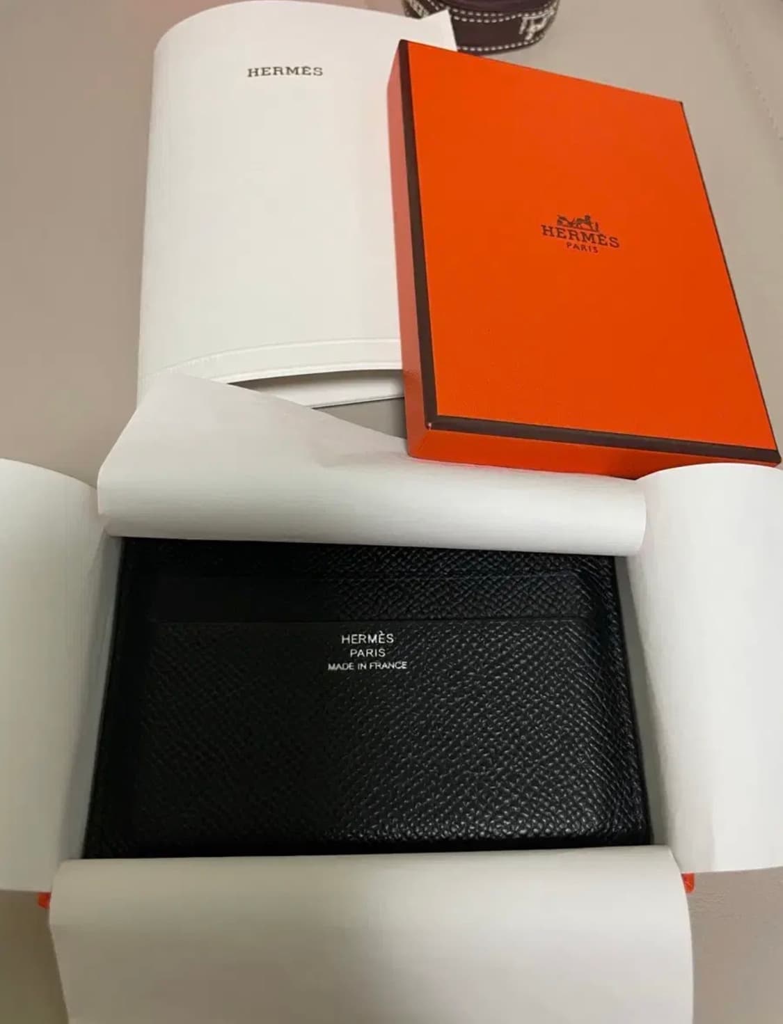 에르메스 시티즌 카드홀더 앱송 카프스킨 블랙 상품이미지2