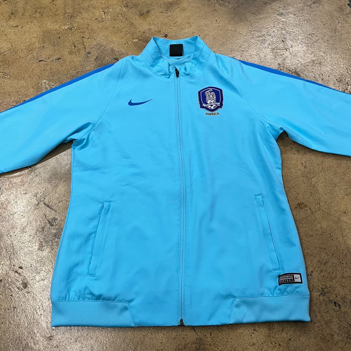 [정품/XL] 나이키 대한민국 축구 국가대표팀 트랙탑 져지 하늘색 b8 상품이미지3