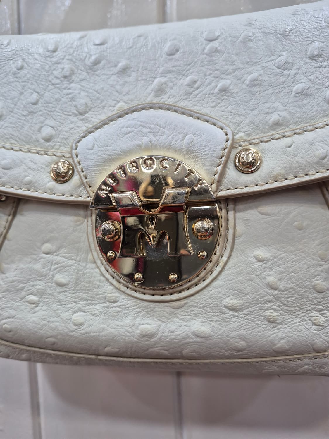 메트로시티 오스트리치 숄더백 상품이미지5