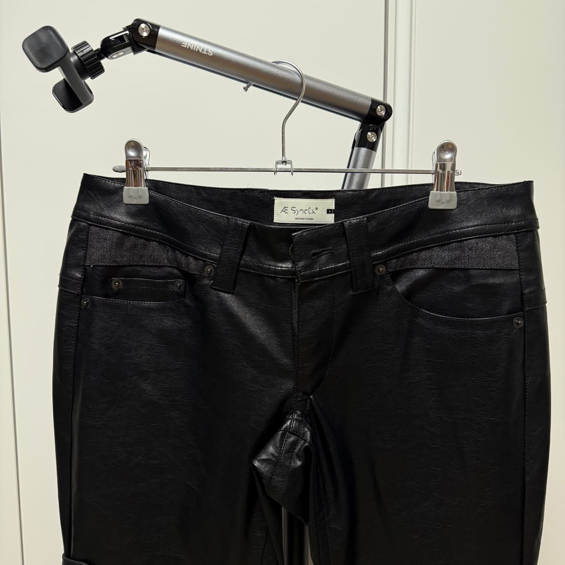 aesynctx scar boot cut pants 부츠컷 가죽 팬츠 s 상품이미지4
