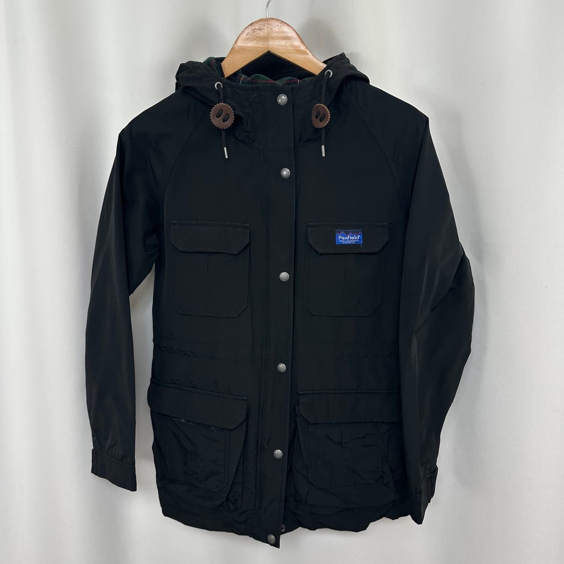  팬필드 여자 포켓 자켓 검정 S 상품이미지1