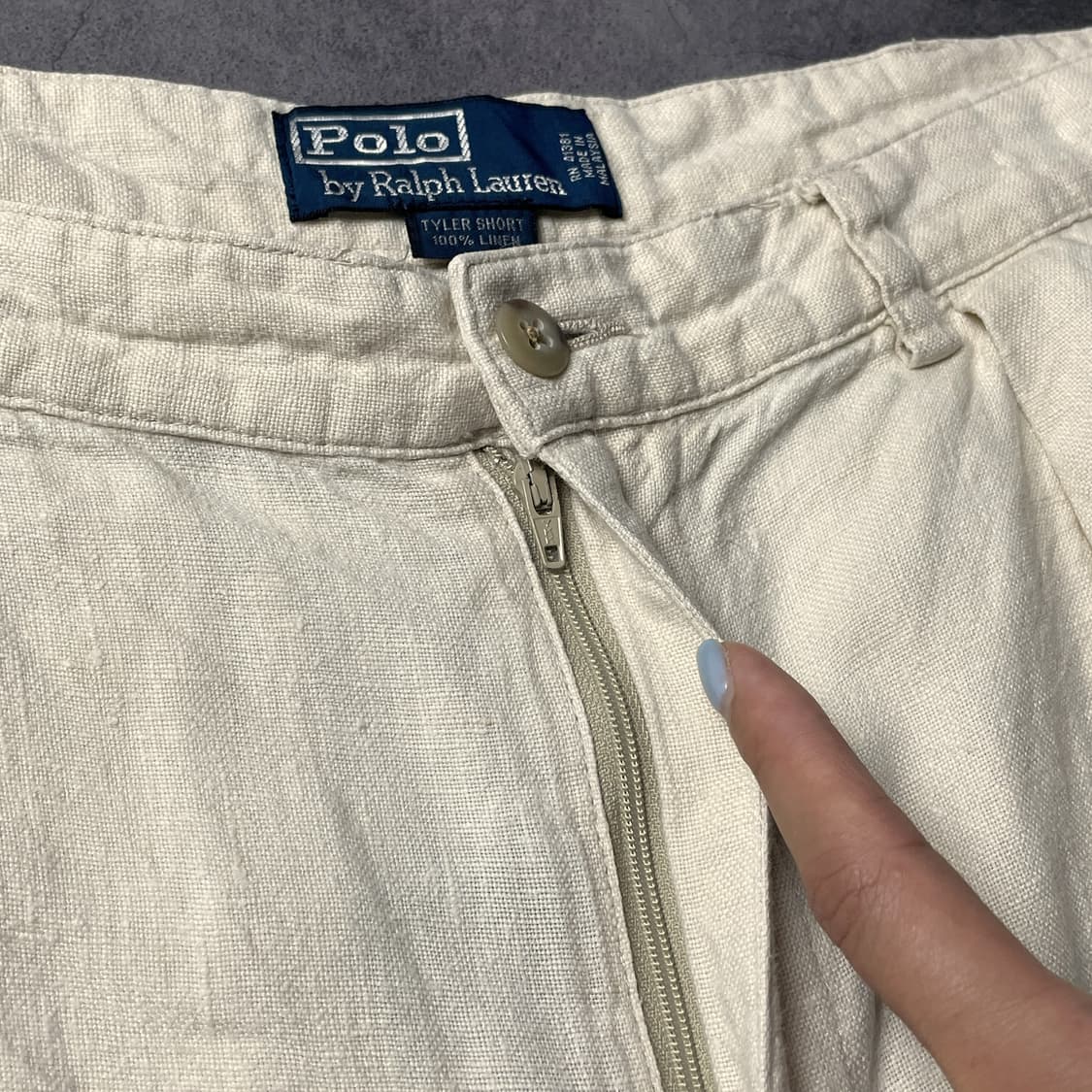 RALPH LAUREN 90s 랄프로렌 린넨 치노 하프팬츠 A01211 상품이미지3