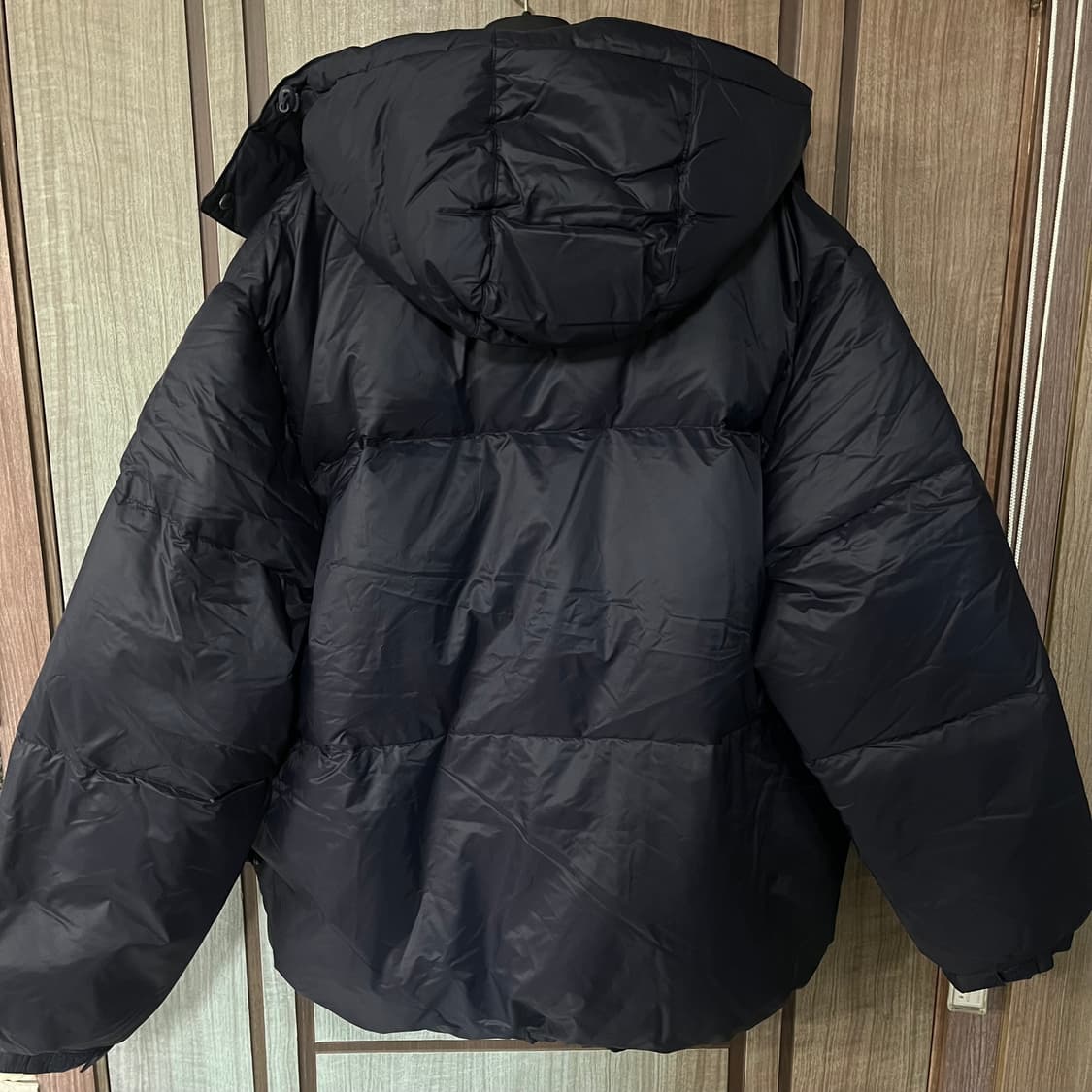 [새상품]MMLG 엠엠엘지 덕다운 후드 패딩 네이비 상품이미지2