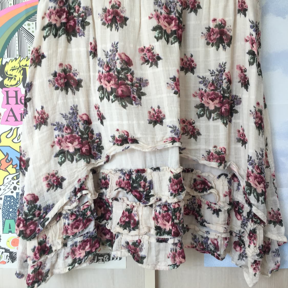 엑시즈팜 꽃 여름용 레이어드 슬리브리스 상품이미지2