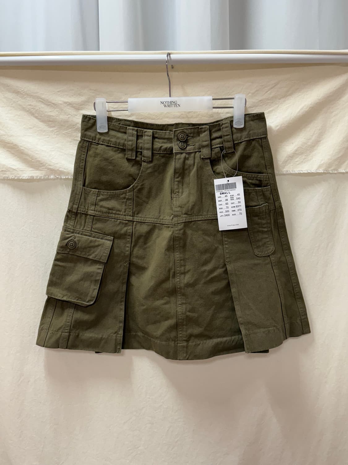 브랜디멜빌 핀턱 미디스커트 상품이미지1