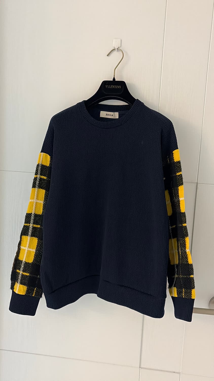 Zucca 팔꿈치패치 니트 44-66 정품 상품이미지1