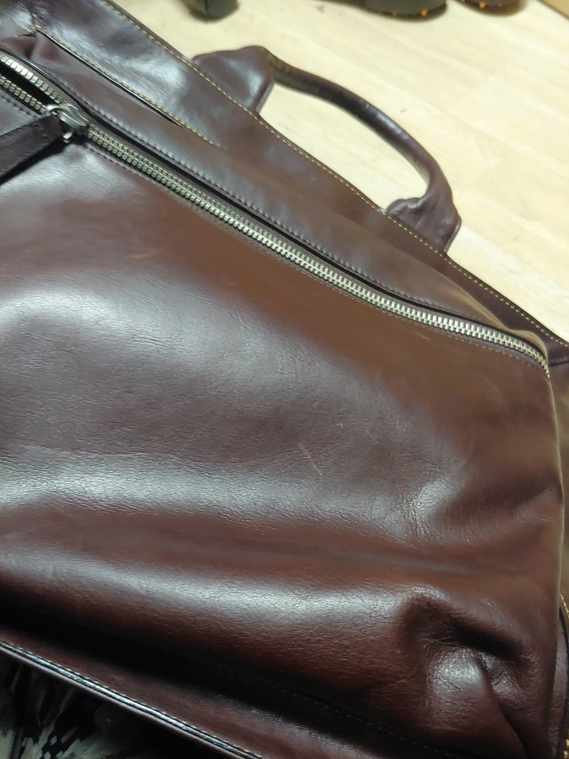 초콜렛 브라운 dakota 일본 가죽 서류가방 상품이미지9