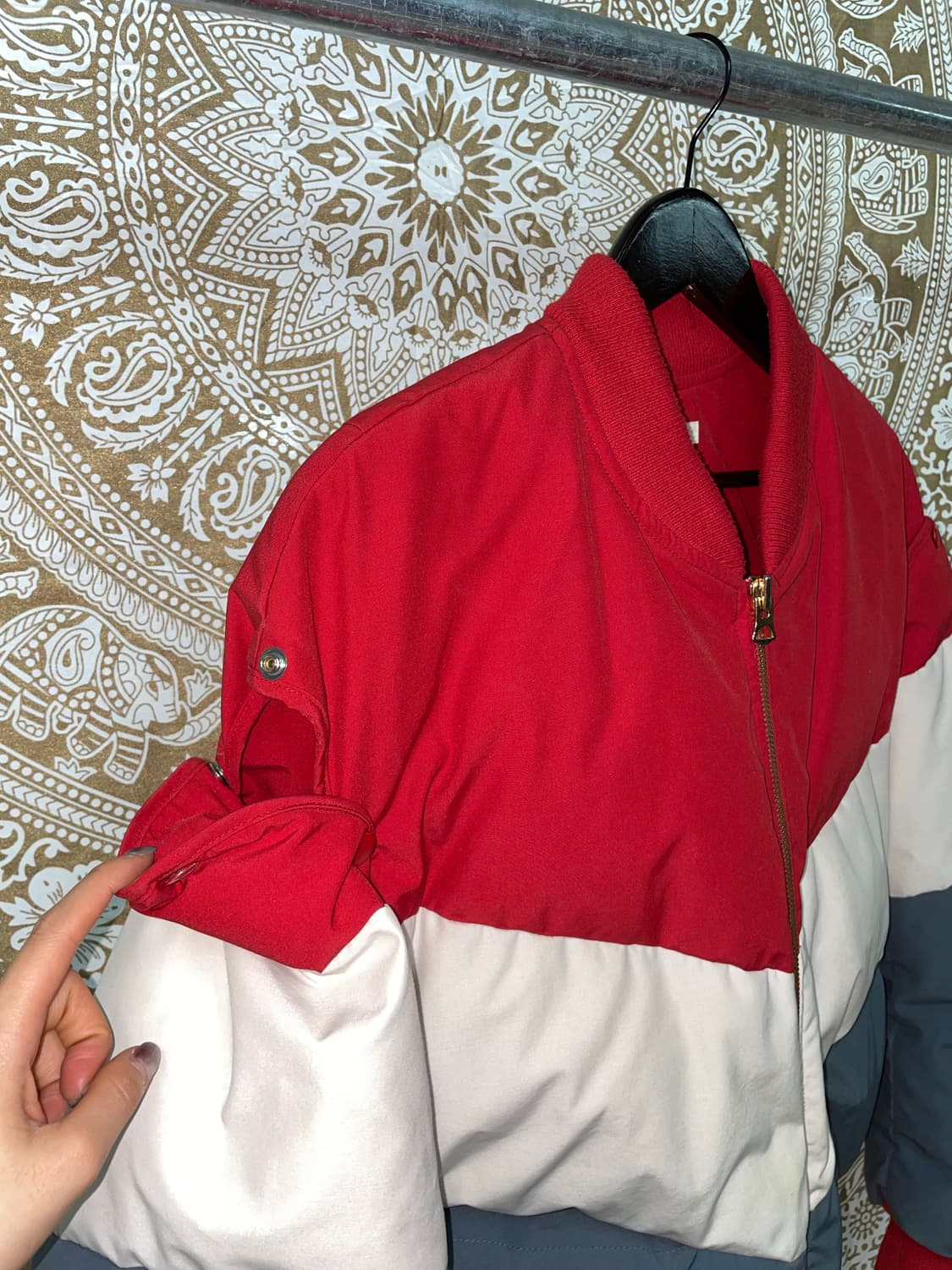 시스템 한섬 여성 다운 봄버 디테일 패딩점퍼  상품이미지4