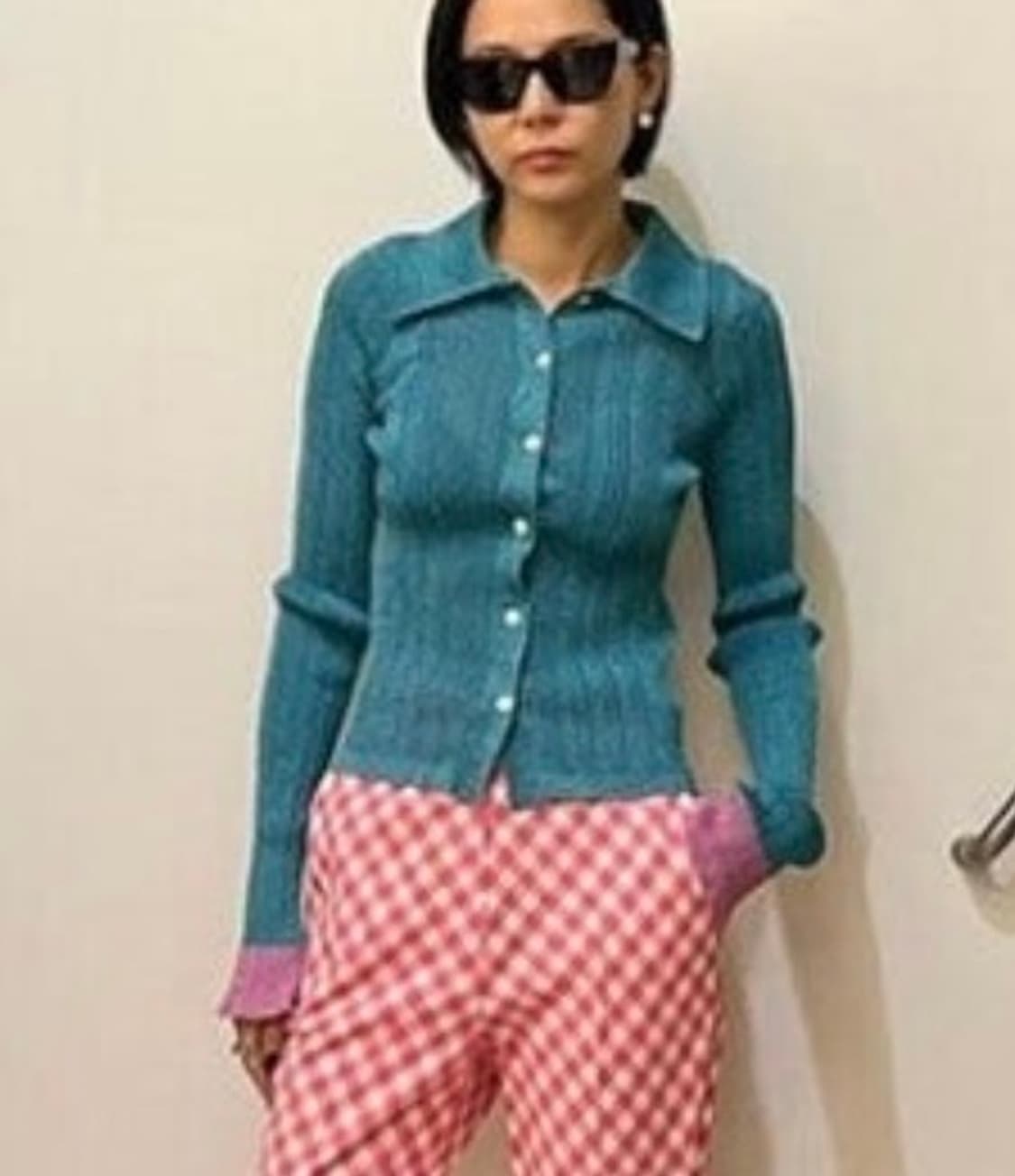 M 잉크 EENK UTINKLE Pleated Knit Shirt  상품이미지2