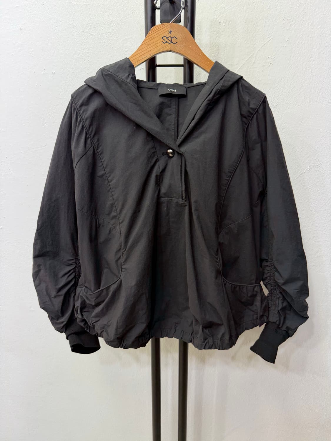 정품) O2ND 오즈세컨 22ss 오버핏 아노락 바람막이 자켓 76 상품이미지1