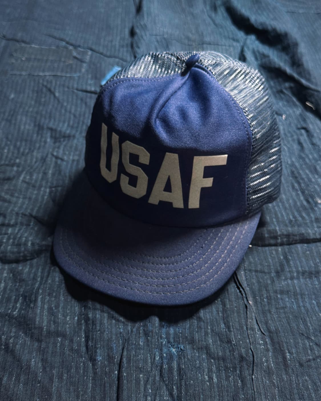 80-90‘s Sears 'The Winner' USAF 메쉬 트러커캡 상품이미지1