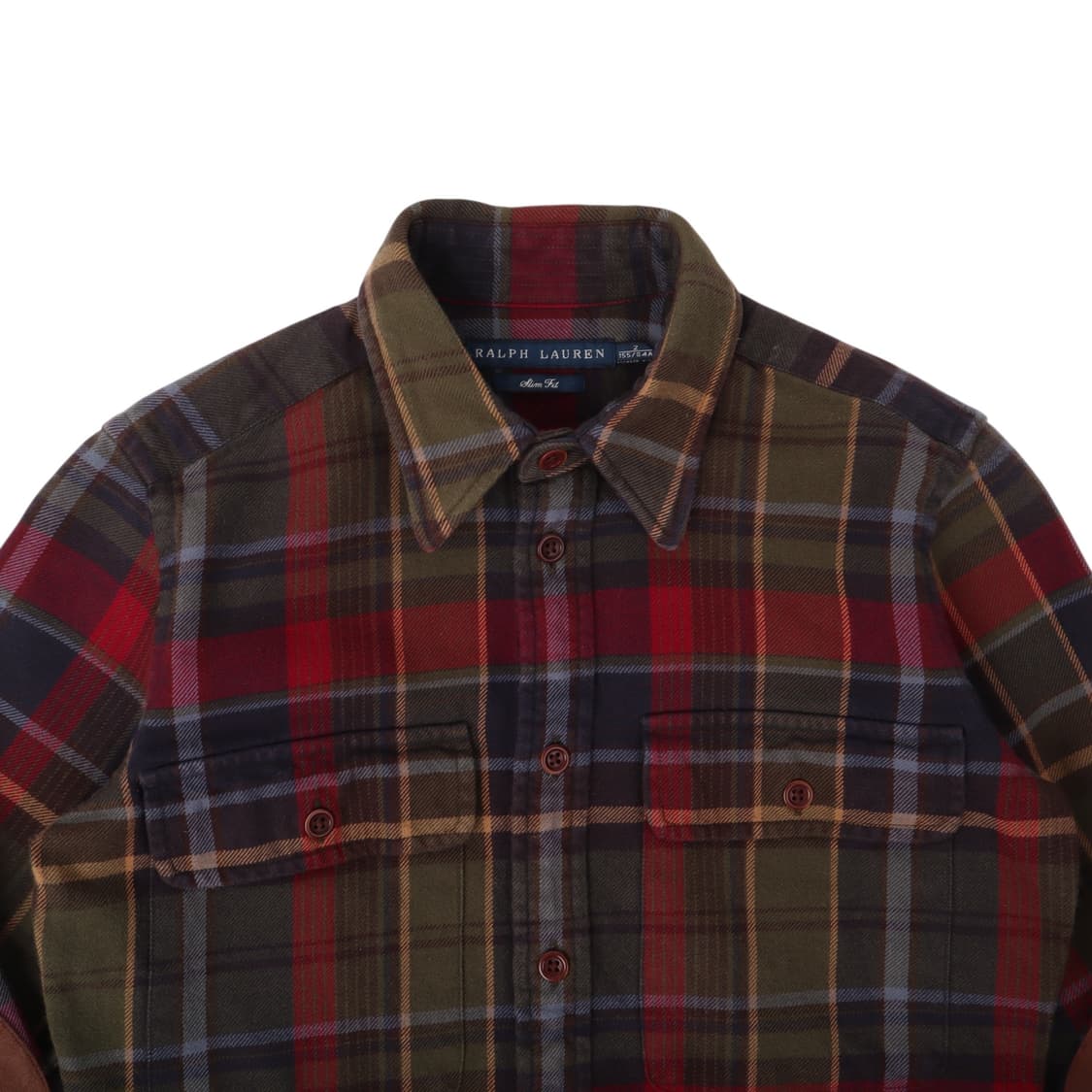 폴로 랄프로렌 엘보우 패치 워크 체크 셔츠 상품이미지2