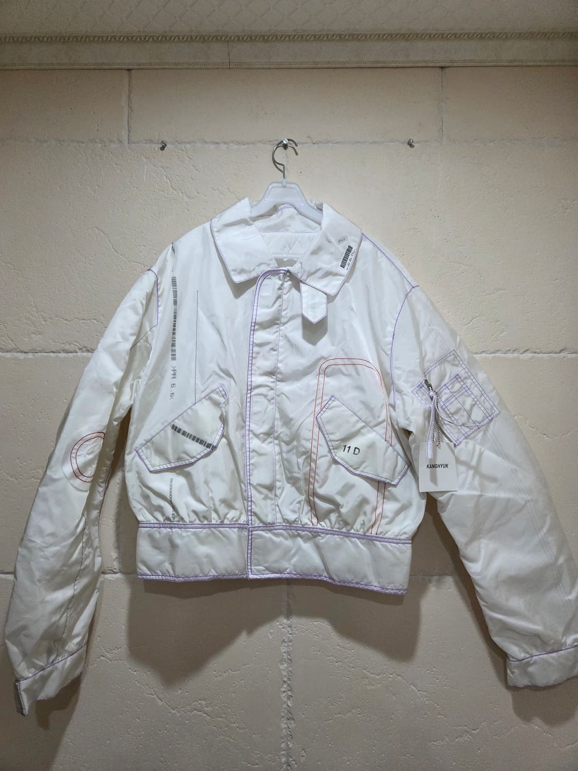 강혁 레디메이드 에어백 실크스크린 봄버 XL 상품이미지1