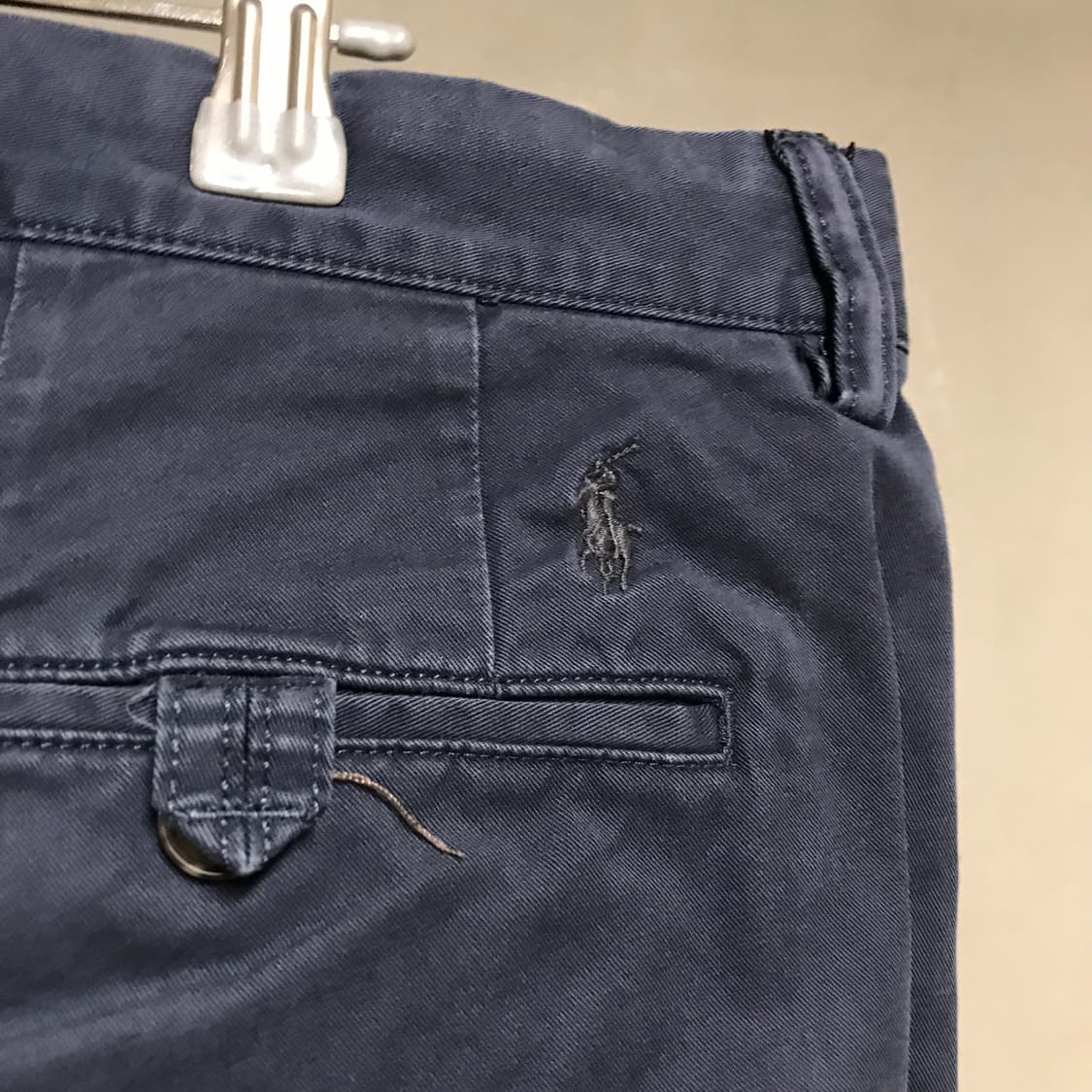 폴로 랄프로렌 QR 치노 팬츠 네이비 34/32 상품이미지4