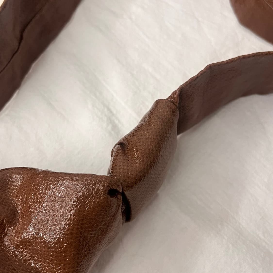 르메르/크로와상 코티드 린넨 브라운/S 상품이미지2