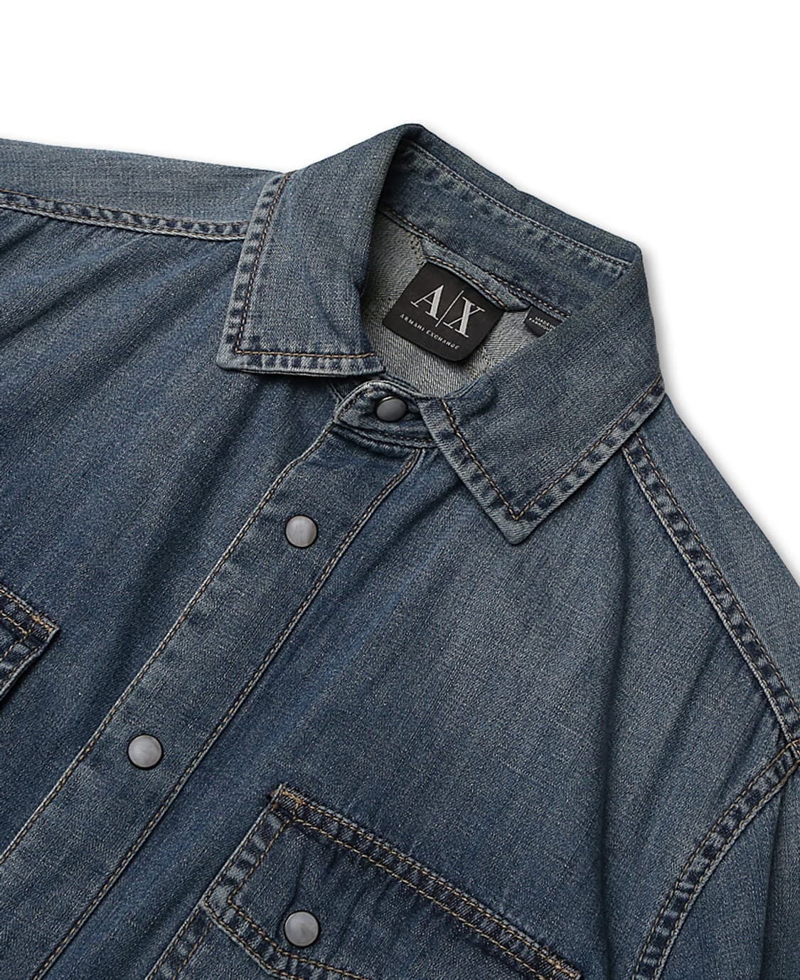 아르마니 익스체인지 [Armani Exchange] 데님 웨스턴 셔츠 상품이미지2