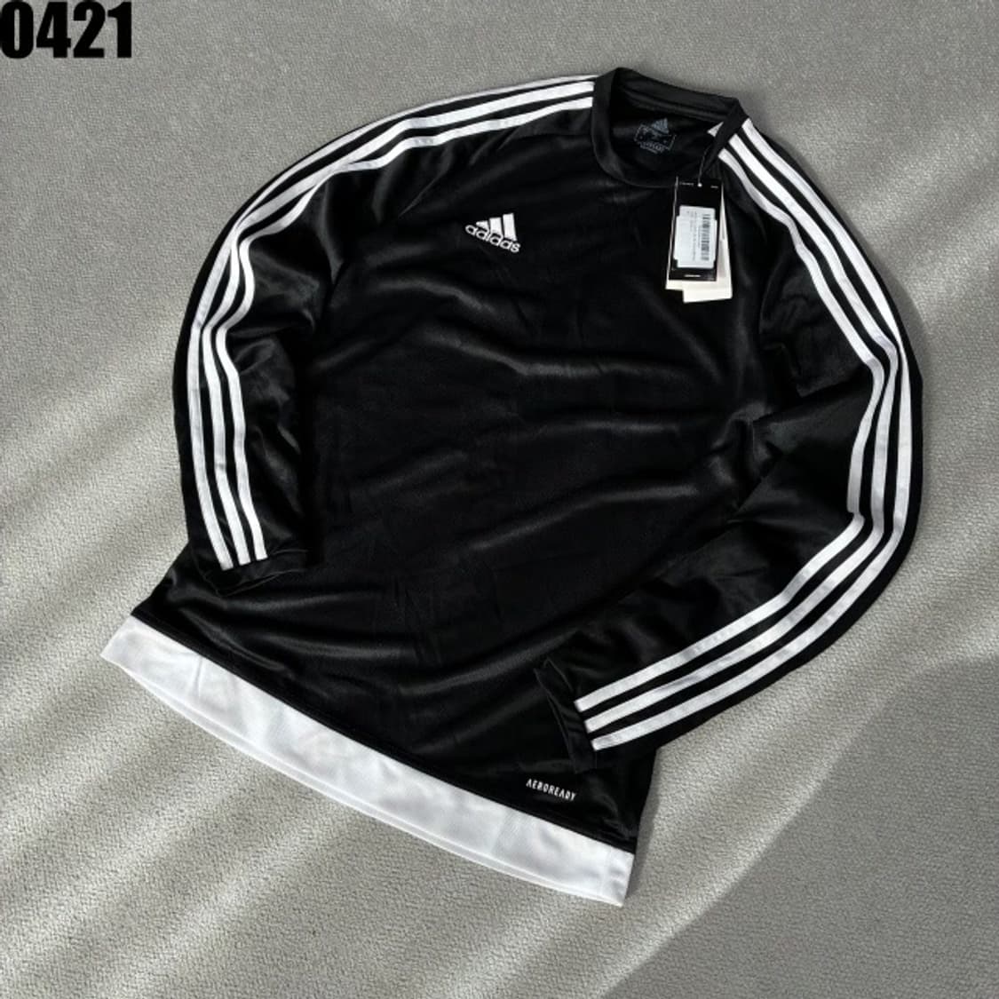 아디다스 삼선 긴팔 트레이닝 블랙 m 상품이미지1