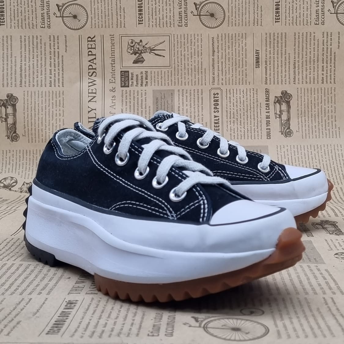 컨버스 런스타하이크 로우 스니커즈225 상품이미지1