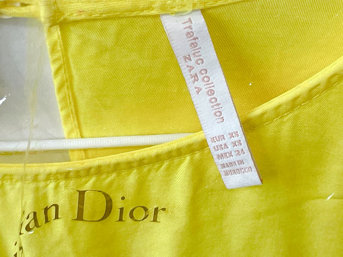 ZARA 자라 리오셀 러플원피스 노랑원피스 상품이미지3