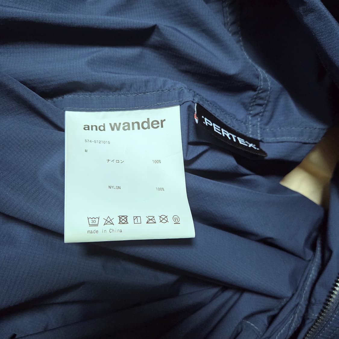 [M] 앤드원더 퍼텍스 윈드 자켓 네이비 / 바람막이 pertex 카키스 상품이미지6