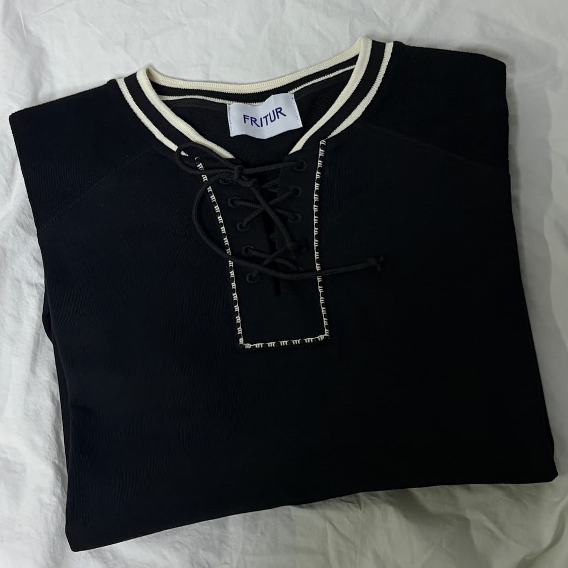 프리터 맨투맨 Rugby Graphic Sweatshirt Black 상품이미지5