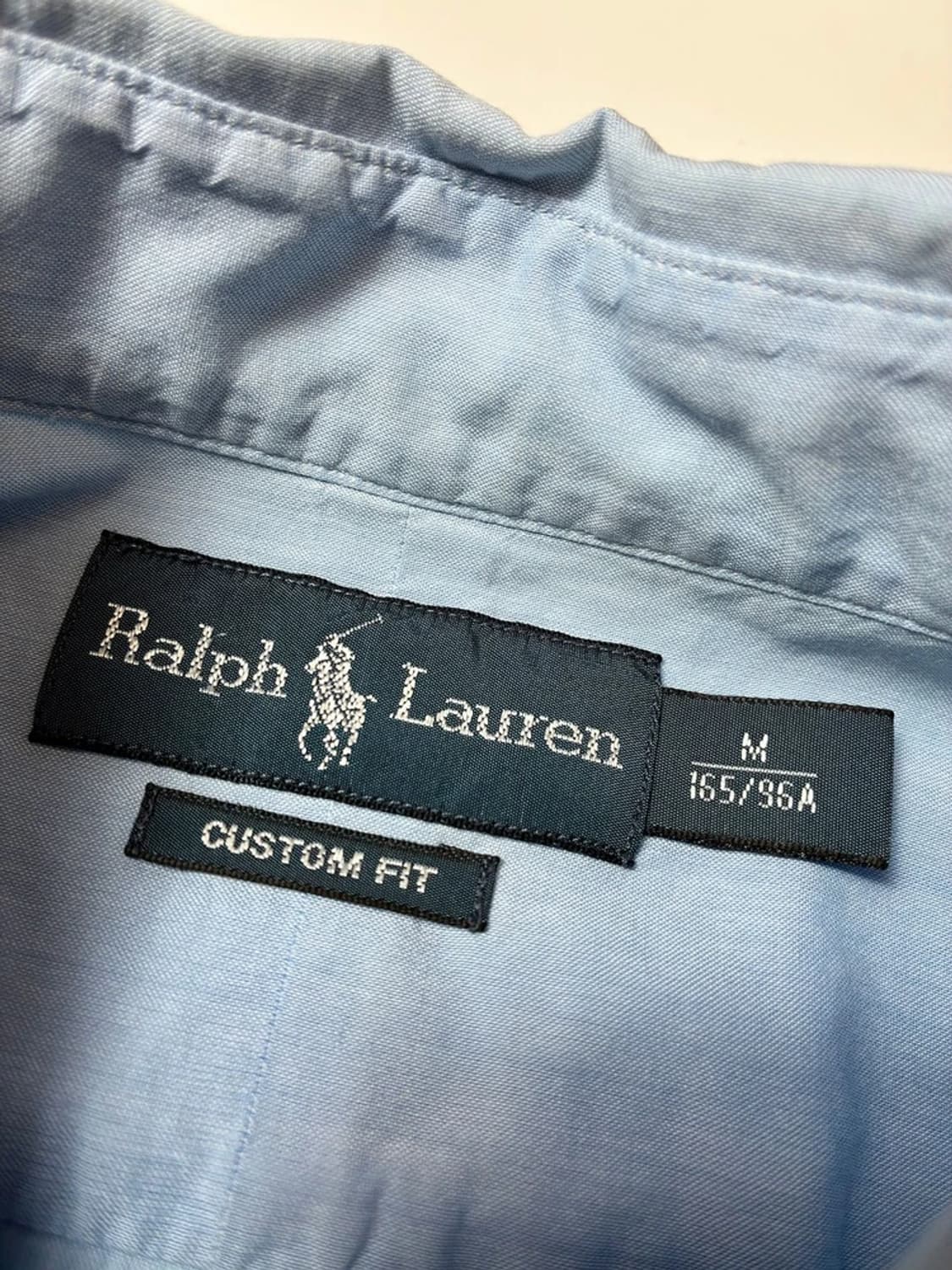 폴로 랄프로렌 00's 핑크 로고 자수 반팔 셔츠 PN9106 상품이미지6