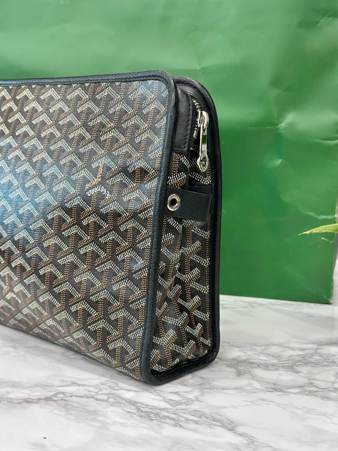 [정품] 고야드 쥬방스 클러치 블랙 GM 상품이미지4