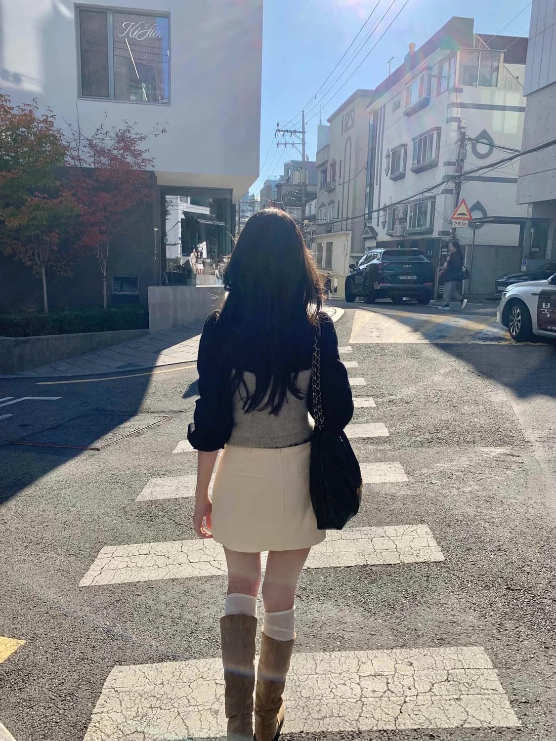 제니오 zaenio 아멜리 타이 블라우스 (블랙, s) 상품이미지2