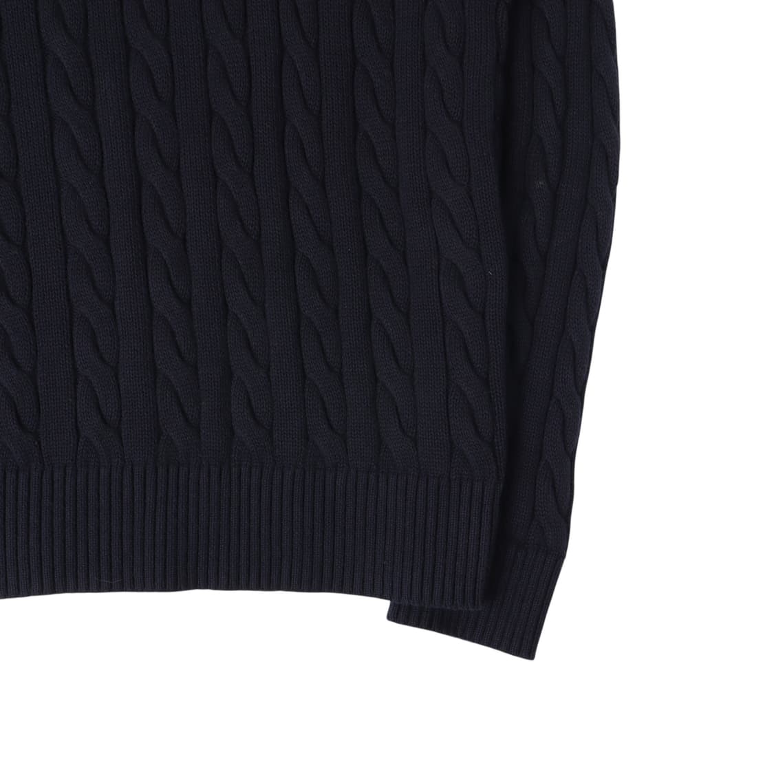 폴로 랄프로렌 QR 다크네이비 케이블 니트 상품이미지4