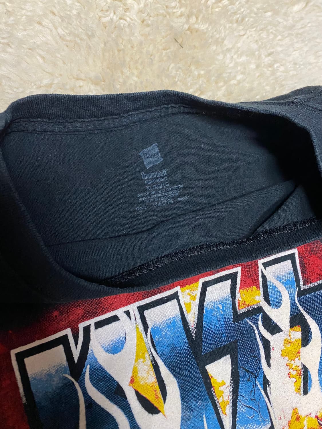 락 티셔츠 락밴드 티셔츠 빈티지 반팔 kiss 키스 XL 상품이미지2