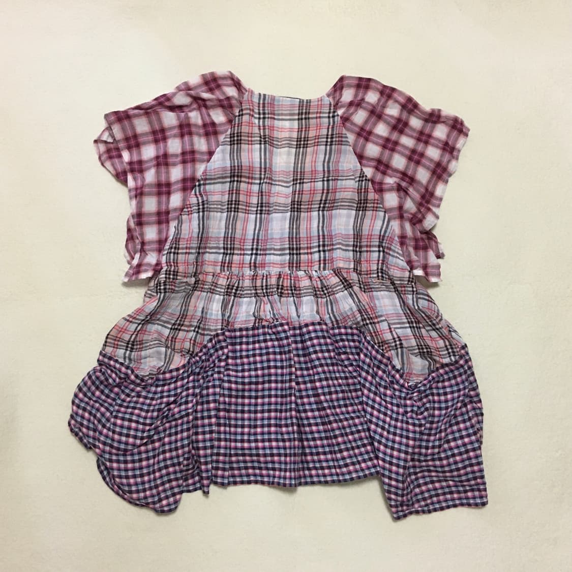 츠모리치사토 네코체크 블라우스 상품이미지7