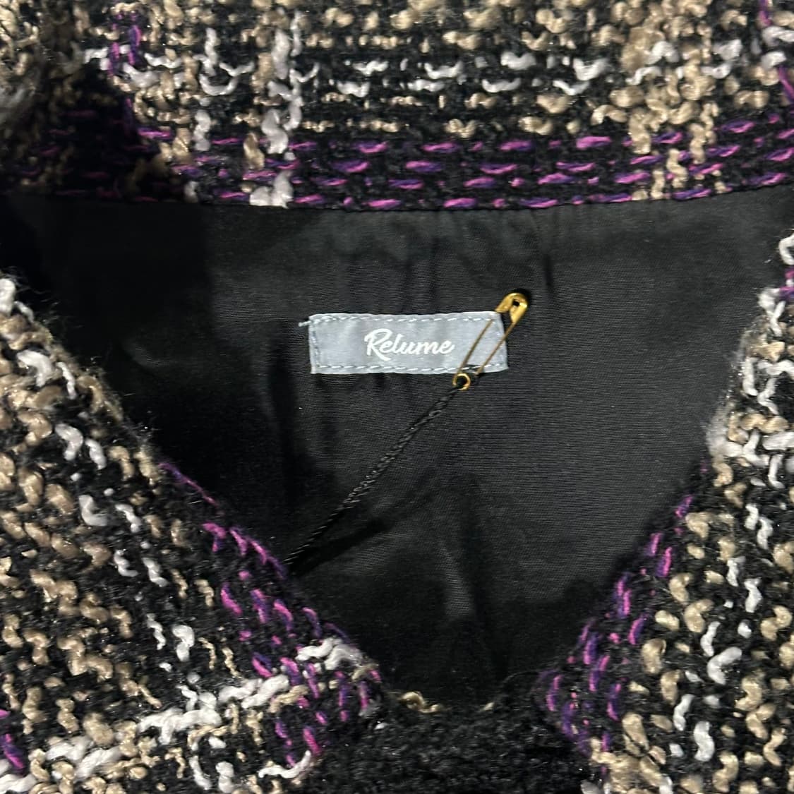 저널스탠다드 체크 플리스 자켓 (L) 상품이미지7