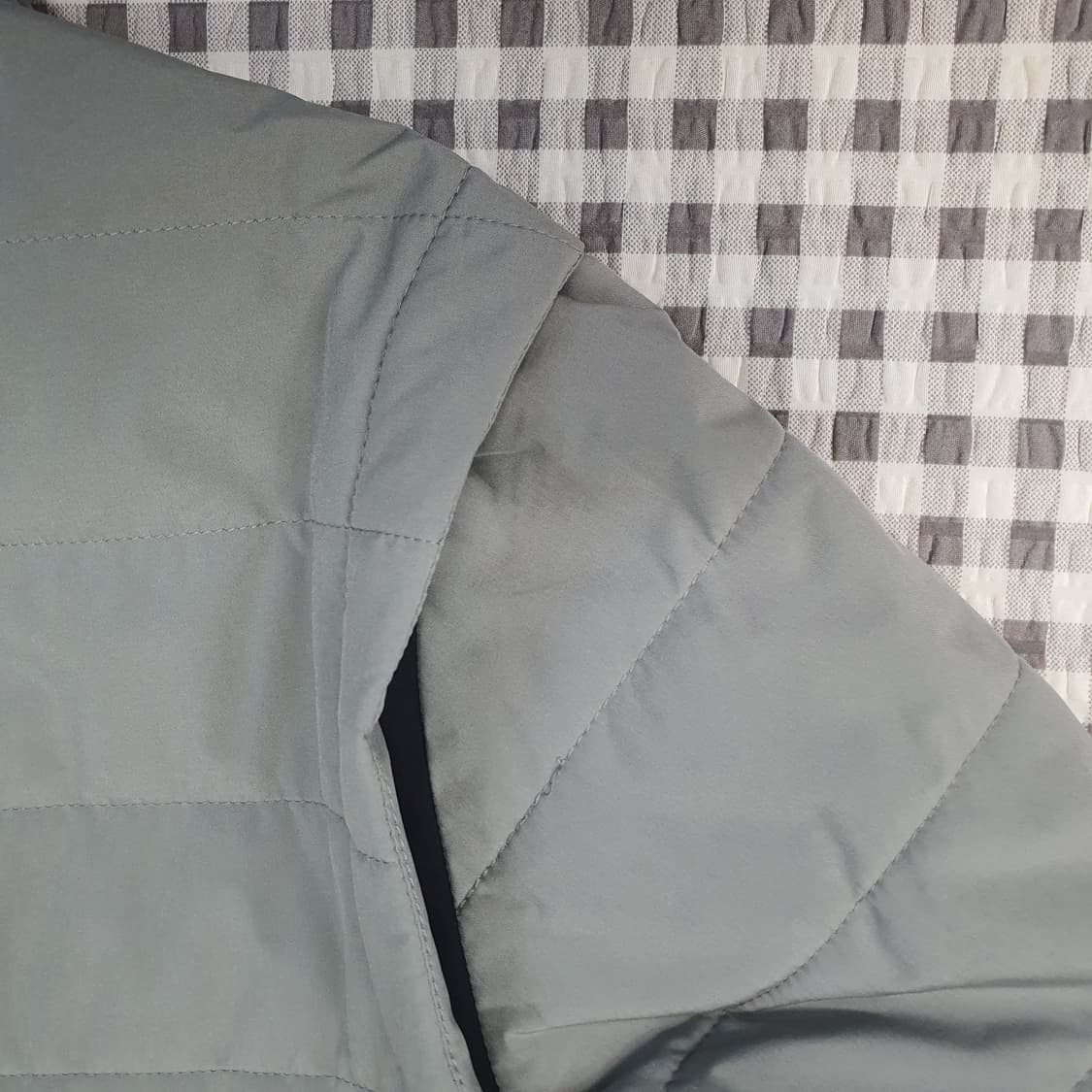 엠엔씨 사선지퍼 경량패딩 남자95~100 상품이미지8