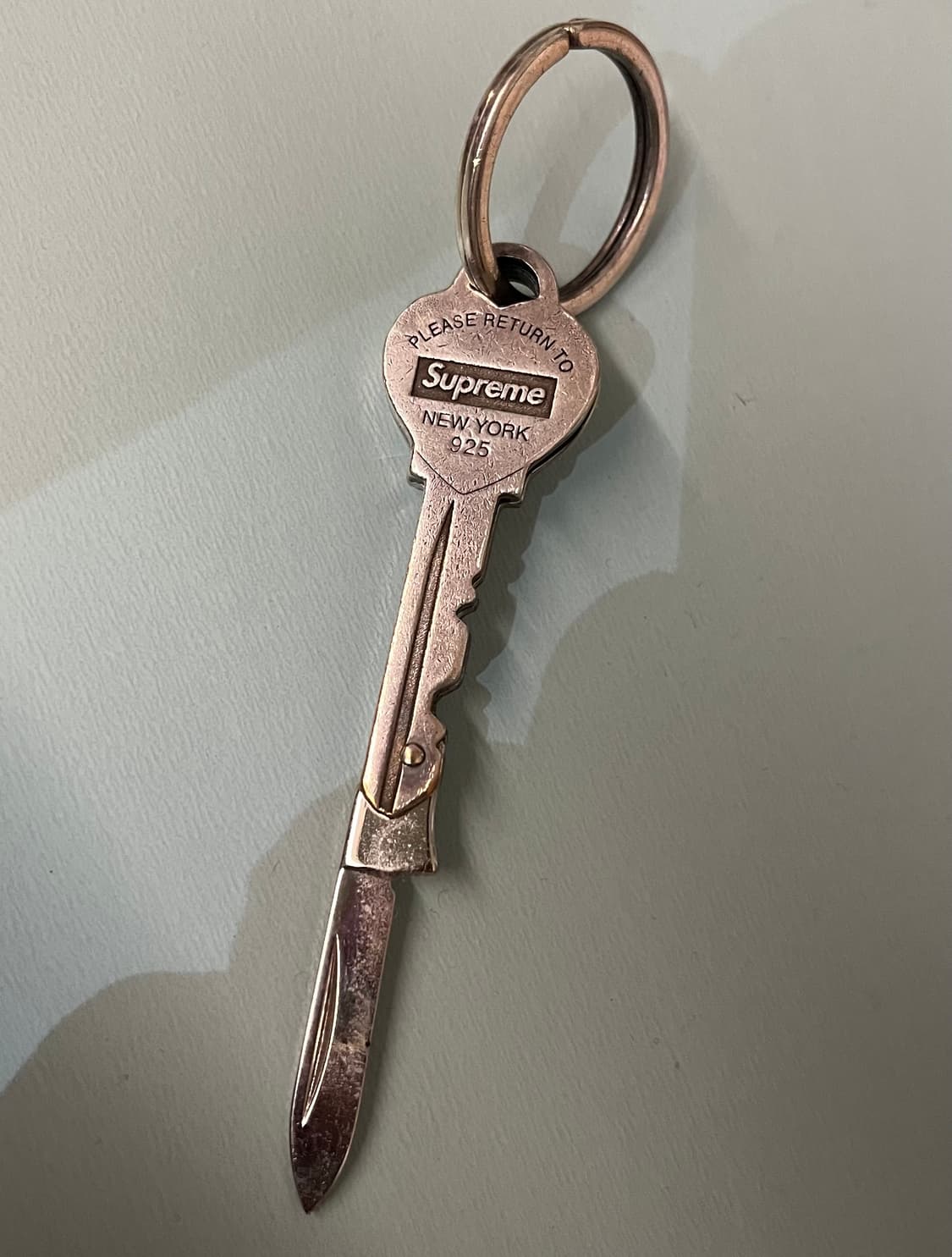 슈프림 티파니 나이프 키체인 실버 925 상품이미지2