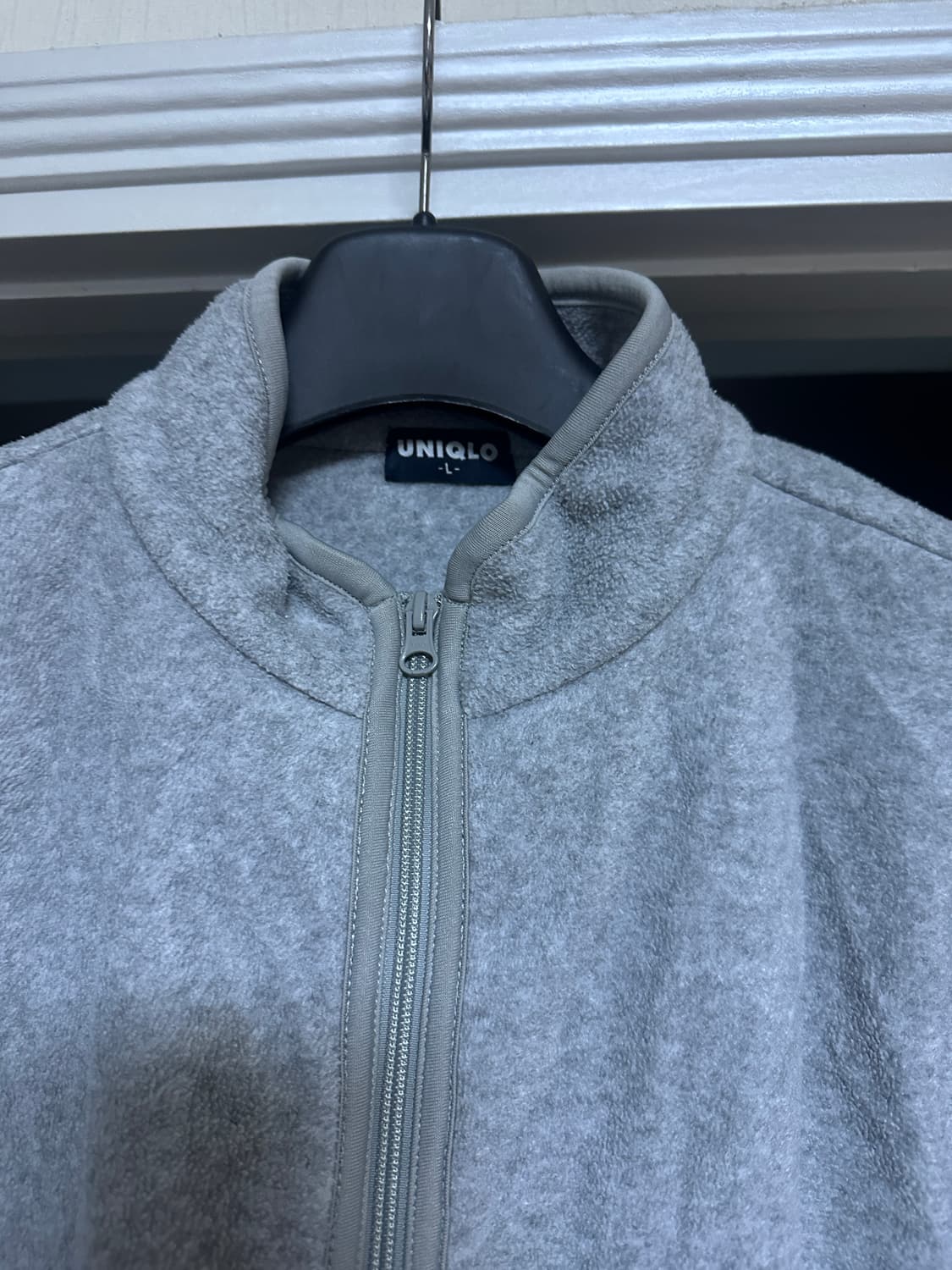 [L] 구형 유니클로 후리스 그레이 상품이미지2