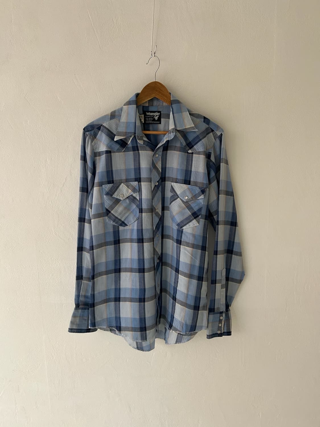 80's vtg Wrangler cowboy-cut  Western sh 상품이미지1