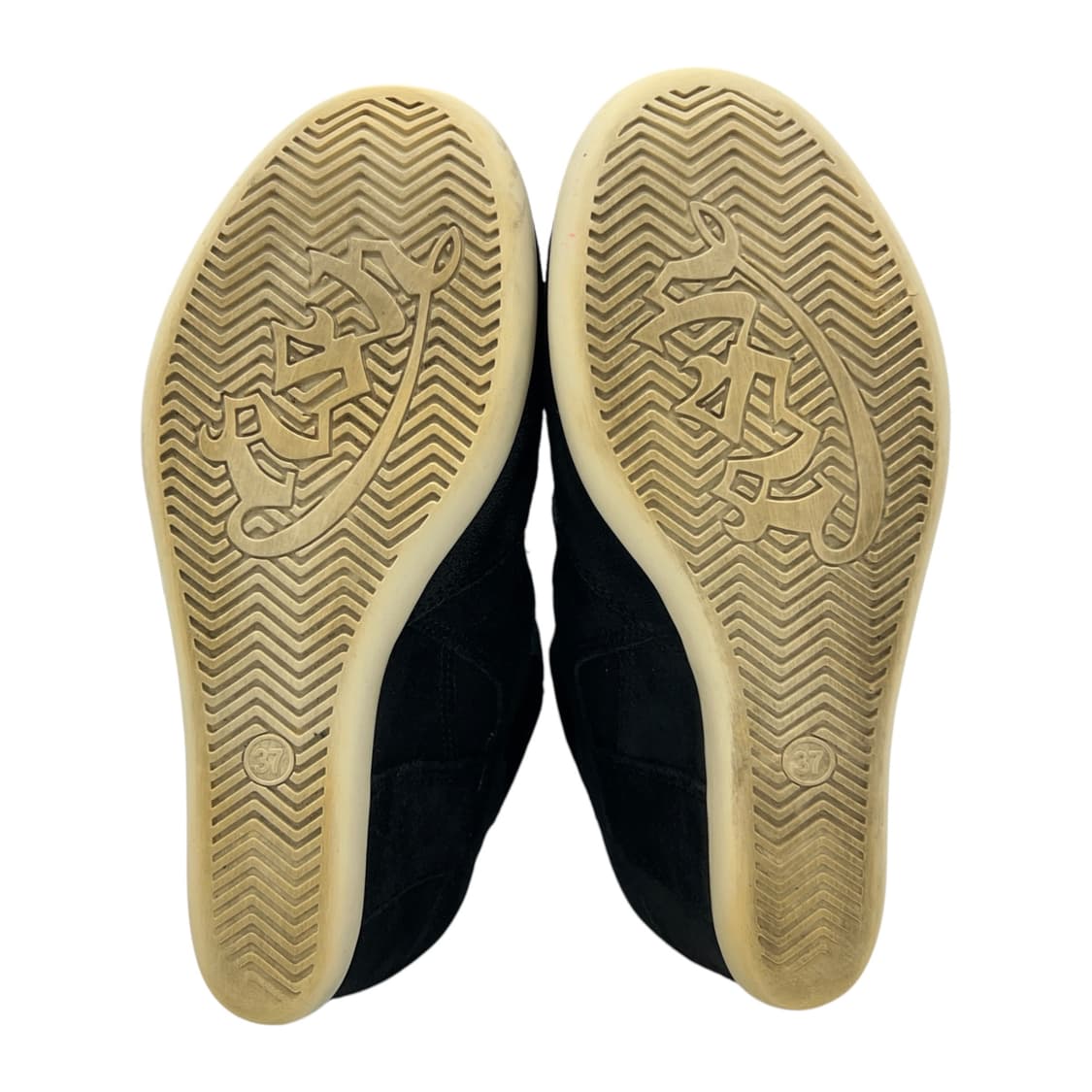 240 W 애쉬 보위 웨지 스니커즈 스웨이드 블랙 (EU37) 상품이미지6