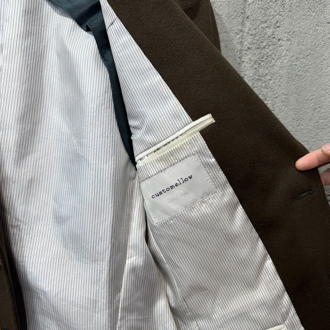 커스텀멜로우 캐주얼 울 블레이저 자켓 (M)   상품이미지5