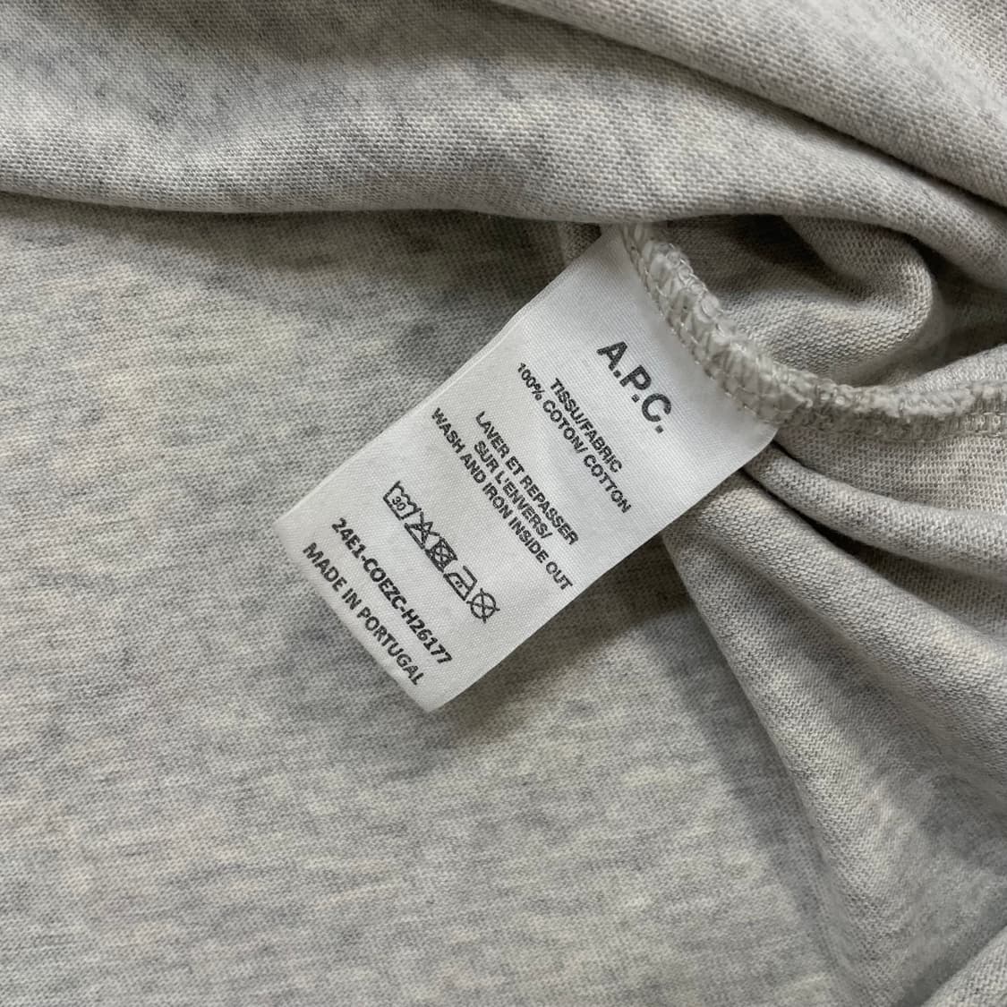 A.P.C 아페쎄 루마담 파리 롱슬리브 그레이 상품이미지4